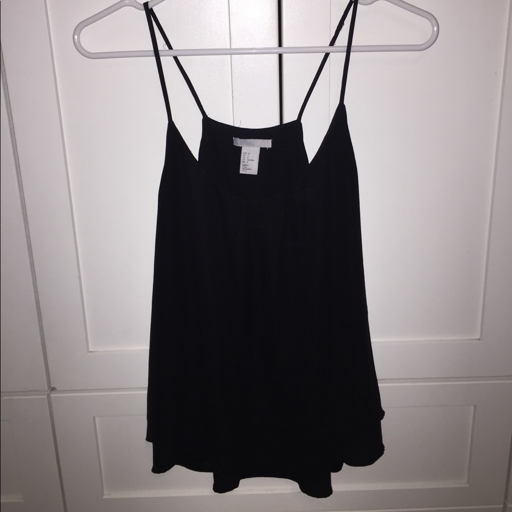 H&M black flow tank